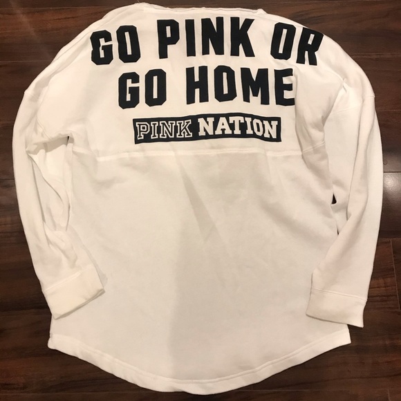 VS Pink White Hoodie - Picture 3 of 3